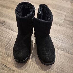 Cat & Jack Black Kids Boots